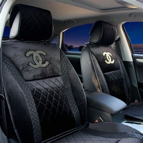 chanel car seat covers|Chanel Seat Covers for Car .